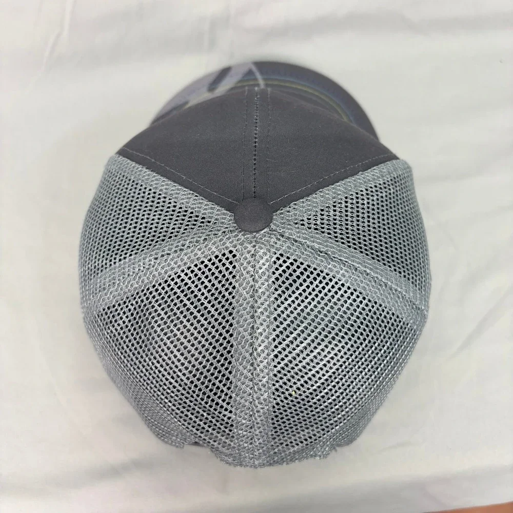 Boco Gear Trucker Hat Yotta Energy Unisex OSFM Gray Mesh Snapback Cap